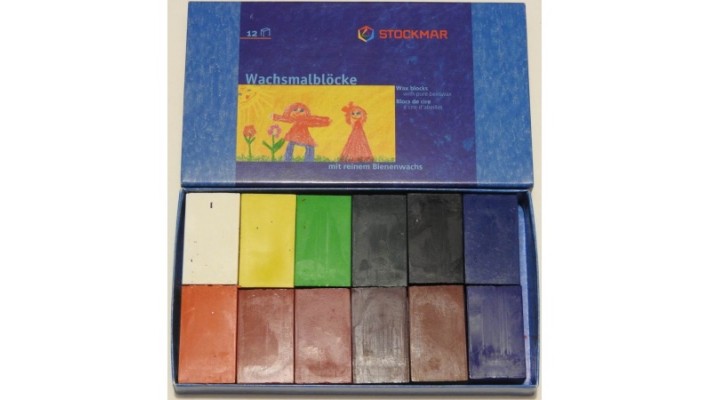 Drawing Stockmar Wax Blocks Set 12 colours